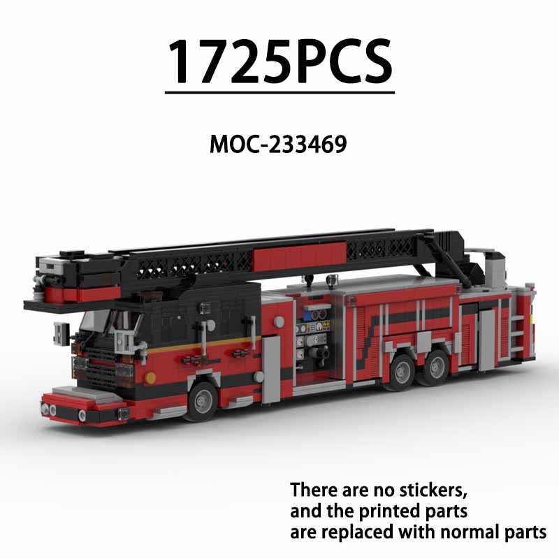 Fire Escape Ladder - MOC-233469 100-футовая башня, лестница, пожарная машина,