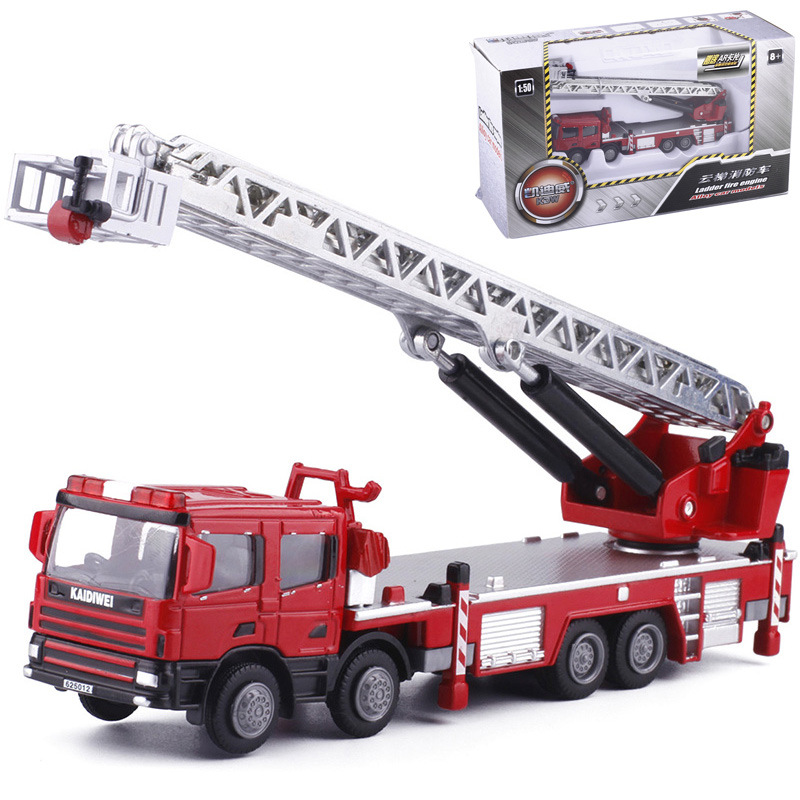 Fire Escape Ladder - Модель пожарного двигателя из сплава 1:50,