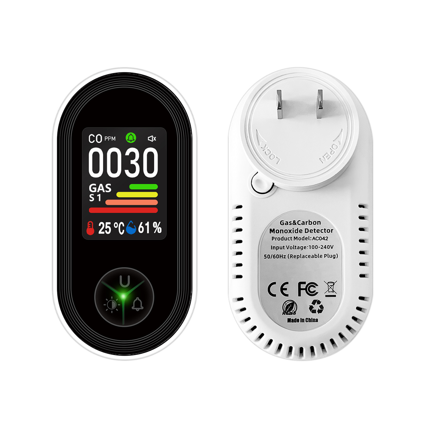 OEM-детектор газа 4-в-1 и дете – обзор и цена Co Detector Plug